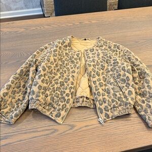 Blank NYC Leopard Print Jacket